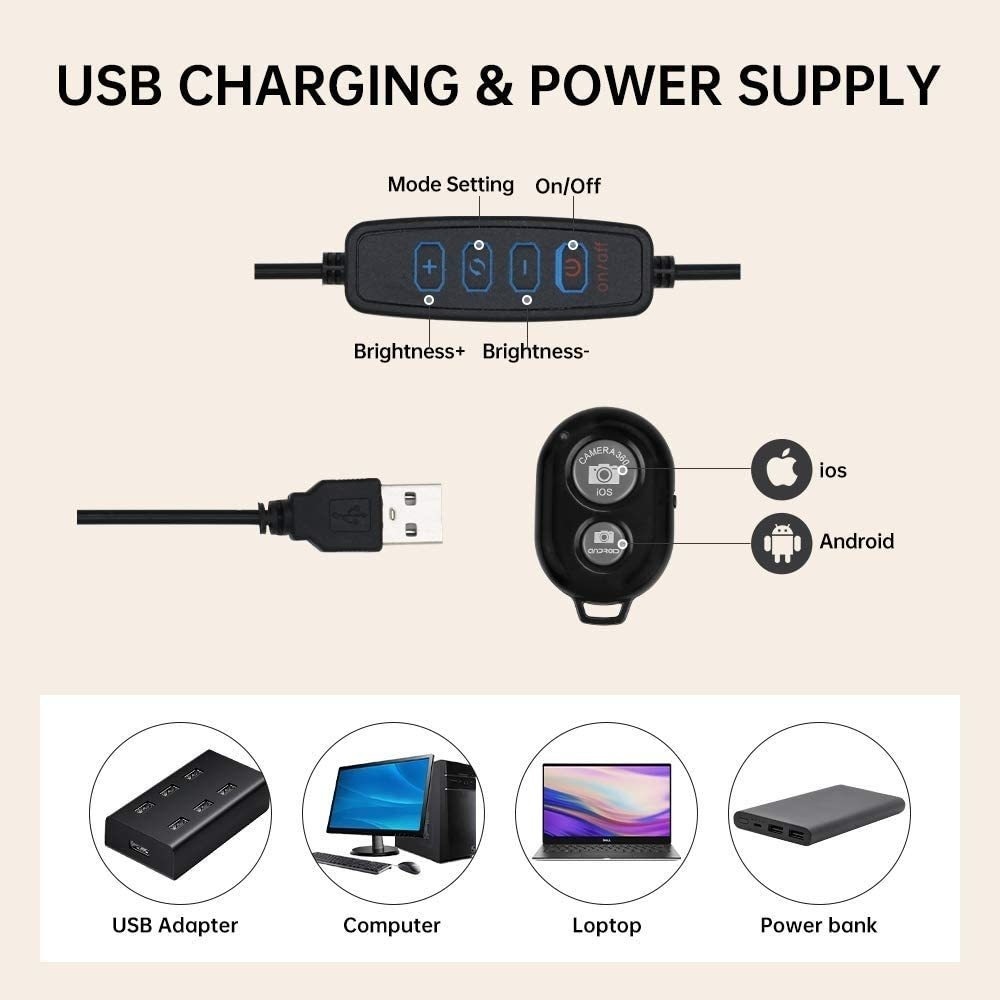 16cm/26cm/30cm LED Selfie Ring - đánh giá và giá Photography Lighting Description