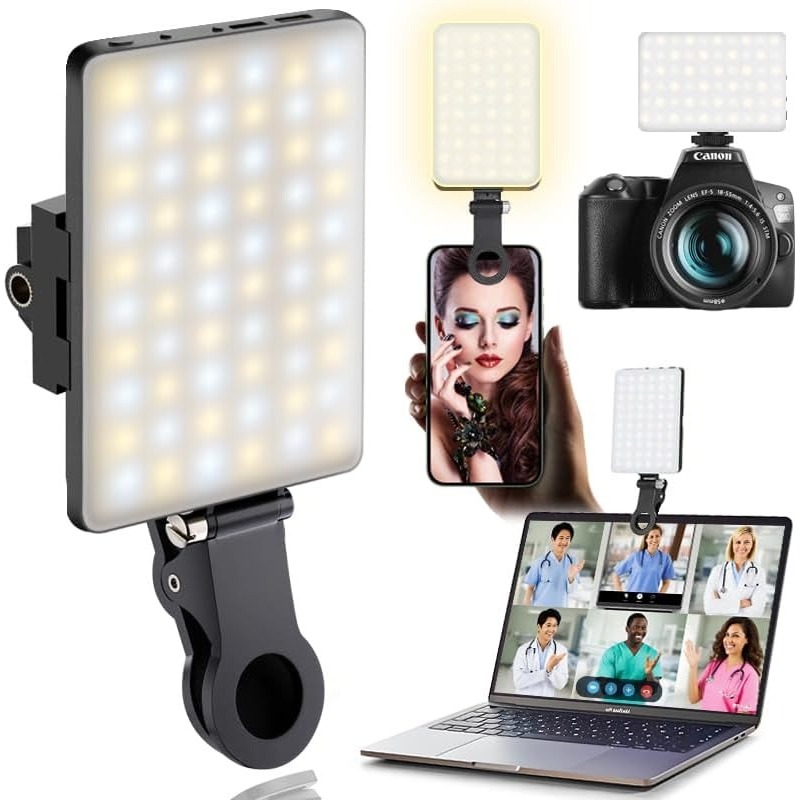 LED Portable Clip-on Selfie Li - đánh giá và giá Photography Lighting Description