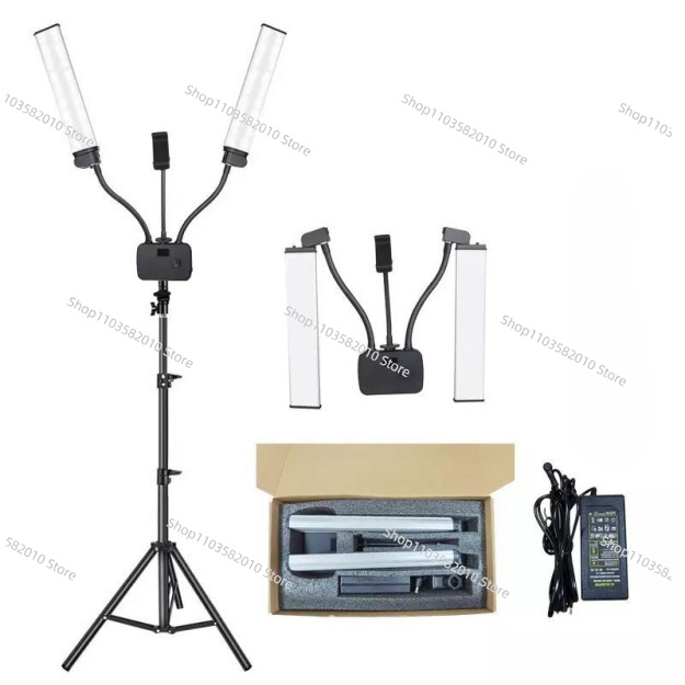 Foldable double arm filling li - đánh giá và giá Photography Mobile Lighting