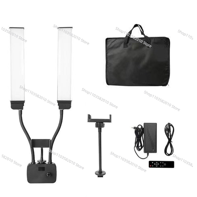 Foldable double arm filling li - đánh giá và giá Photography Mobile Lighting