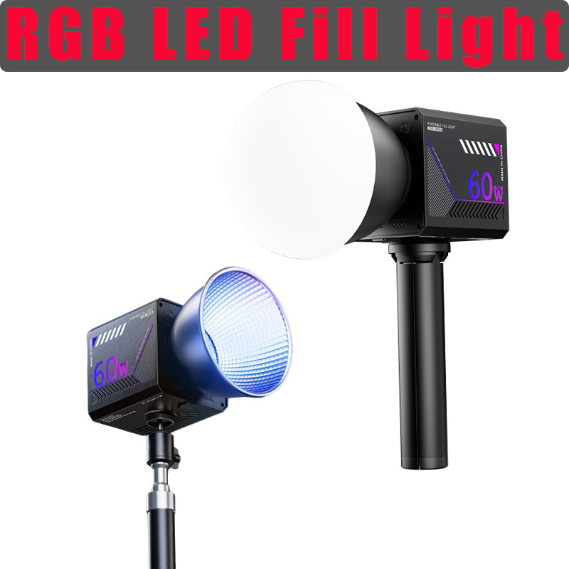 60W RGB Video Light Portable L - đánh giá và giá Photography Lighting Meter