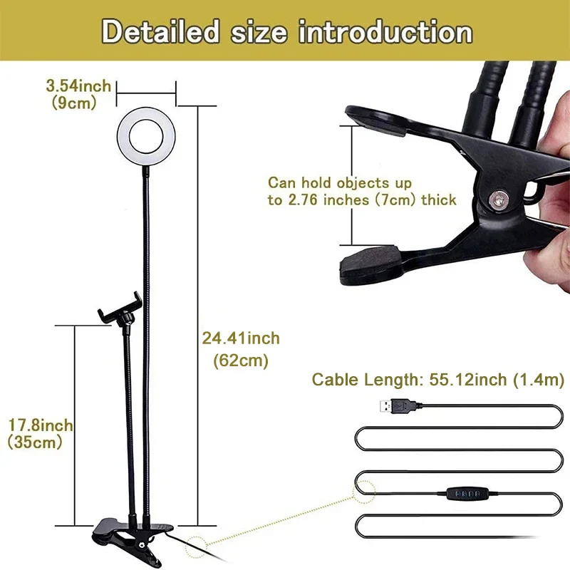 Universal Flexible Mobile Phon - đánh giá và giá Photography Lighting Description